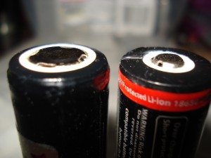 The different "tops" of lithium batteries