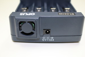 The cooling fan and AC port