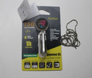 Flashlight, manual & detachable chain