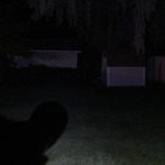 Outdoors at "full" beam