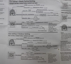 The 2 main program settings