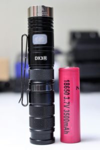 Eagtac DX3B w/ 18650 battery