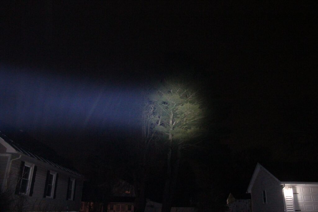 Nitecore P23i on turbo